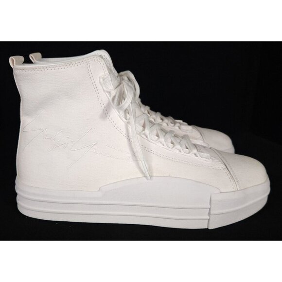 Adidas Y-3 Yuben Mid Sneaker Size 40.5 M7.5 W10 White EF2654 Unisex $269 - Picture 1 of 11